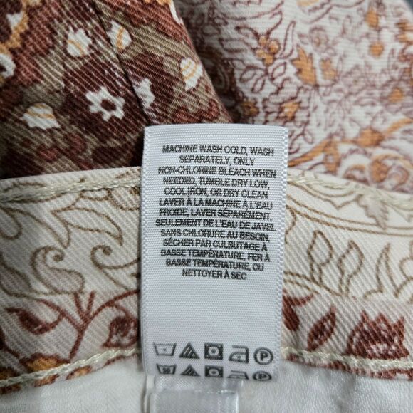 Lucky Brand Charlie Skinny Women 6/28 Harvest Patchwork Stretch Denim Jeans - Picture 10 of 16